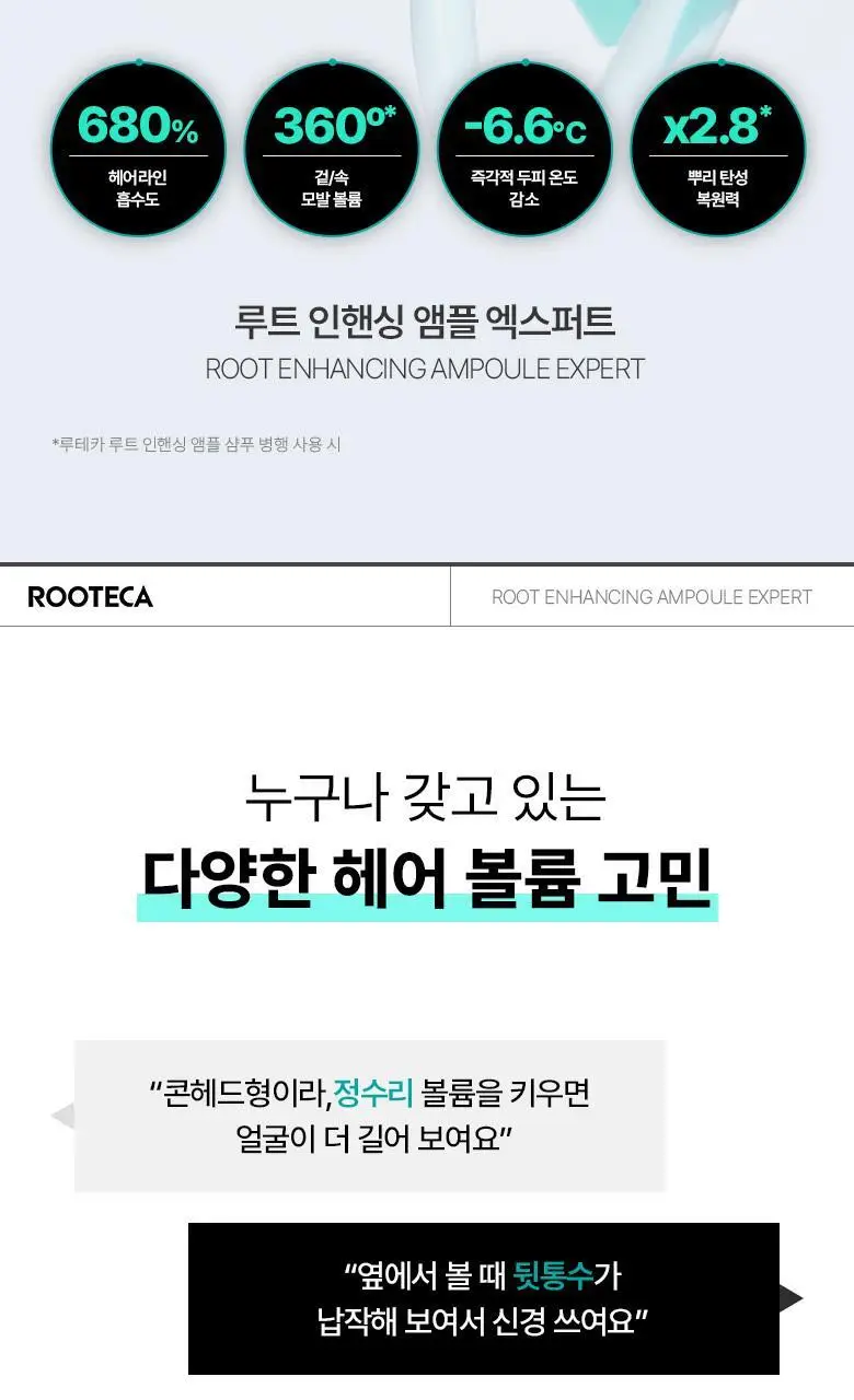 [볼륨표적케어] 루테카 루트 인핸싱 앰플 엑스퍼트 10ml (단품) 상세페이지 3